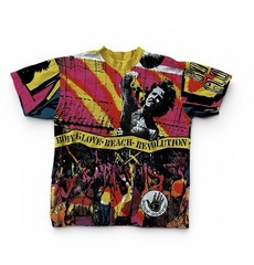 Vintage Body Glove Beach Revolution All Over Print Surf Skate T-Shirt