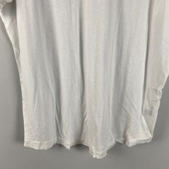 Buck Mason Costa Curved Hem T Shirt Mens XL White Short Sleeve Cotton Crew
