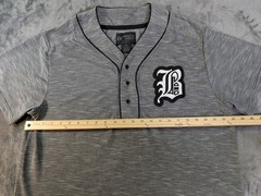 Brooklyn Xpress Premium T-Shirt Mens XXL 2XL Embroidered Logo 3 Button New York
