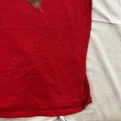 All American Fisherman Fishing T-Shirt Size M Men’s Red Short Sleeve Red