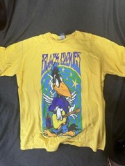 The Black Crowes band 90s reprint Short sleeve Yellow T shirt vtg NH15932