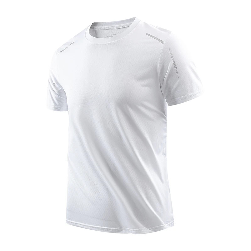 Men’s Running Quick Drying T-shirts Breathable Hiking Fishing Tees.