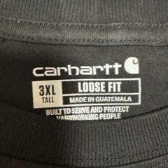 Carhartt K231-BLK Loose Fit Heavyweight Long Sleeve Logo T-Shirt Black 3XL Tall