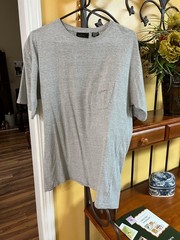Greg Norman pocket s/s t-shirt gray size L