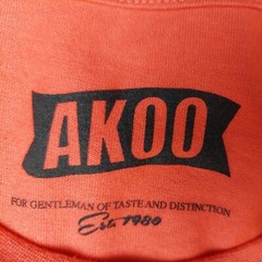 AKOO 100% AUTHENTIC “Block” Cayenne Red Short Sleeve Graphic Tee Men’s Size 3XL