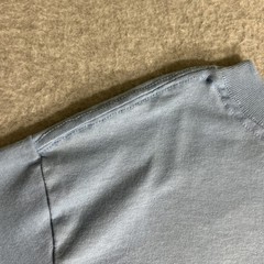 Vintage 60’s/70’s Plain Baby Blue 50/50 Cotton Poly Blend T-Shirt XL Blank