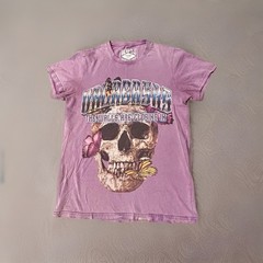 Valabasas T-Shirt Purple Grunge Distressed Short Sleeve Tee | Men’s Size (XS)
