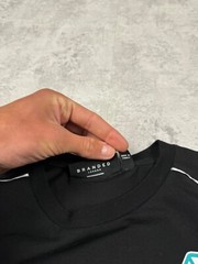 Mercedes AMG Petronas F1 Black Short Sleeve Big Logo T-Shirt Size S