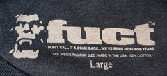 Rare Vintage Fuct Snake Skin Print T-Shirt Made in USA Sz L