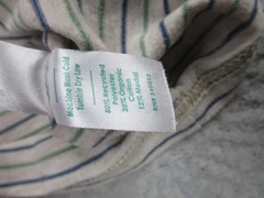 Marine Layer Shirt Mens Medium Gray Blue Green Striped Re-Spun Crewneck Soft