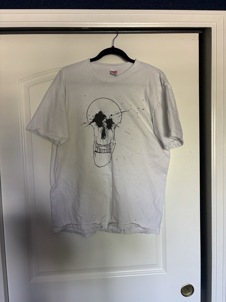 Supreme Ralph Steadman Skull Tee White SS22