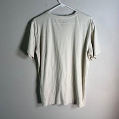 Fjallraven Mens 1960 Logo Graphic T-Shirt Cream Beige Short Sleeve Size L