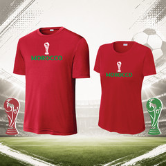 Morocco t-shirt world cup jersey- SHIPS FROM FLORIDA PRIORITY MAIL
