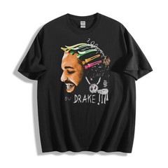 Drake Hair Clip Graphic T-Shirt – Hip – Hop Art Design Unisex Tee