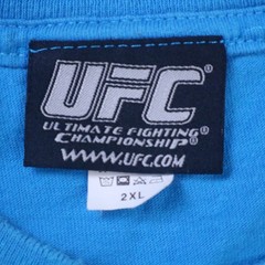 UFC MMA Chuck The Iceman Liddell Tshirt Mens 2XL Blue Sleveless Shirt