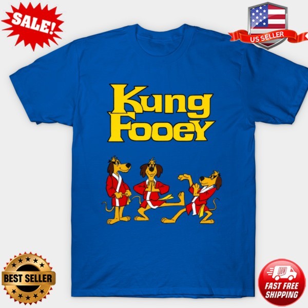 Hong Kong Phooey Retro Martial Arts Cartoon Dog T-Shirt S-5XL