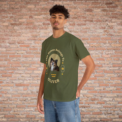 Customise Your Pet Photo Unisex T-shirt – This Human Belongs To