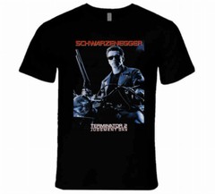 Terminator 2 Schwarzenegger 90’s Retro Movie T Shirt