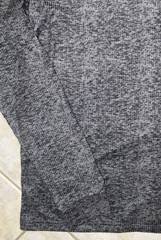Ted Baker London L/S Rib Crew Loungewear Tee Shirt Mens L Grey Heather NWT