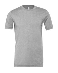 Bella + Canvas 3001CVC Small Athletic Heather Grey CVC Jersey Tee Unisex Tshirt