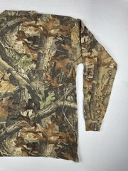 Vintage Ace Sportswear Realtree Camo Long Sleeve T Shirt Size XL Single Stitch