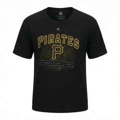 Pittsburgh Pirates Majestic Tshirt Mens 2XL Triple Peak Baseball Buccos 3005