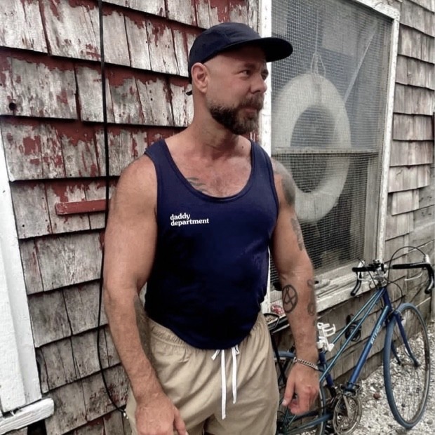 Daddy Department Tank Top Large Gently worn Cotton blend no fabric tag