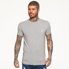 Enzo Mens T Shirt Slim Fit Muscle Fit Stretch Tee Gym Crew Neck Short Sleeve Top