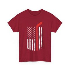 Hockey Shirt, Ice Hockey USA Flag Hockey Players Sports Lovers Women Men Shirt