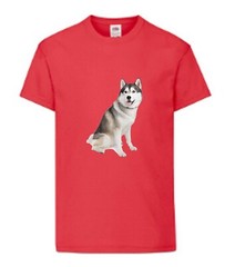 Husky Dog Pet Family Novelty T Shirt Various Colours And Sizes