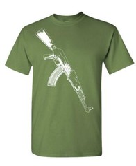 AK-47 – auto assault rifle gun rights – Cotton Unisex T-Shirt