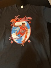 Michael Air Jordan t shirt black jumpman hit on front Size XL