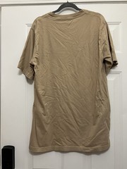Tinga Tinga Tusker Tusker Graphic Tee Size XL Made In Kenya Tan Shirt Elephant
