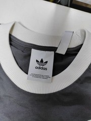 Adidas Men’s T-Shirt S Black Graphic Cotton with Polyester, Elastane Basic