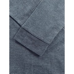 Marc Anthony Mens Slim Fit Long Sleeve Crew Neck Shirt Blue Textured NWT Size CL