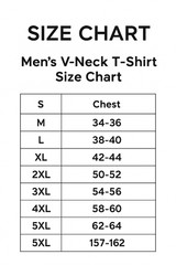 A1 Men’s Black V-Neck T-Shirts| Black |multipack | Soft Cotton | Size Large