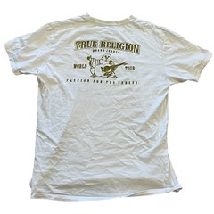 True Religion Men’s Big Logo Buddha Short Sleeve T Shirt Size L