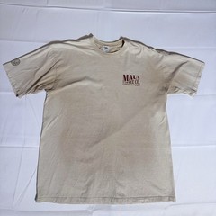 Crazy Shirts T-Shirts, Hawaiian, USA, VTG, Combed Cotton, Tan, Male, 2XL