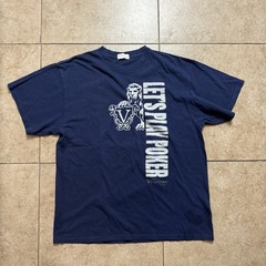 The Venetian Shirt Mens L Blue Las Vegas Casino Resort Logo Tee Made USA Cotton