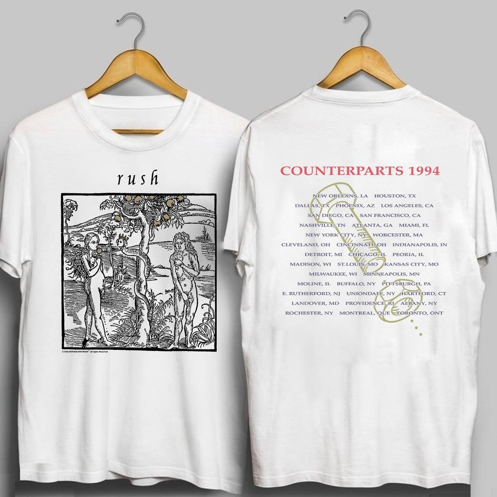 1994 Rush Counterparts Tour T-Shirt