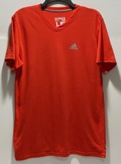 Adidas Ultimate Tee Men’s V-Neck Red Sz Large