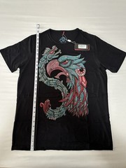 ¡Ay Güey! Men’s Lot of 5 Black Studded Graphic Print Crew Neck T-Shirt Size XL