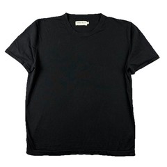 Collars & Co T Shirt Mens XL Black Cotton Silk Minimalist Crewneck Premium Tee