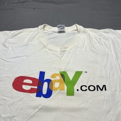 Vintage eBay T Shirt XL Mens 90s Promo Spell Out Reseller USA Fruit Of The Loom