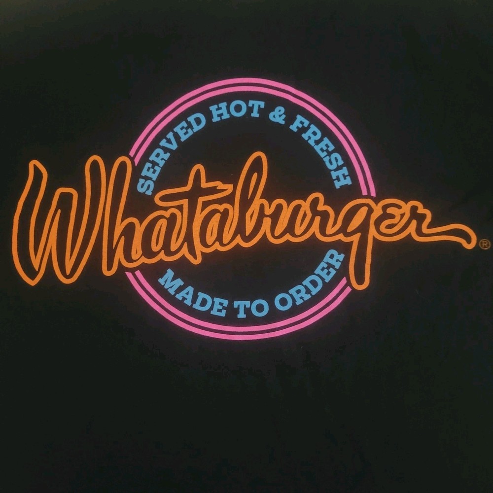 Whataburger Made To Order Sz.Small Served Hot & Fresh T-Shirt W/ Pocket