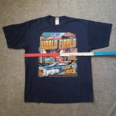 IHRA Motorsports World Finals T Shirt Mens XL Blue 10th Annual Drag Racing Y2K