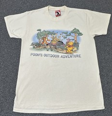 VTG Pooh’s Outdoor Adventure Embroidered Applique Single Stitch USA RARE GRAIL