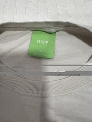 Rare Huf Worldwide Green Buddy T Shirt White Sz L Short Sleeve Graphic Tee 420