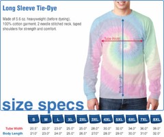 LED ZEPPELIN- ICARUS US TOUR 1975-LONG SLEEVE TIE DYE T-SHIRT S,M,L,XL,XXL