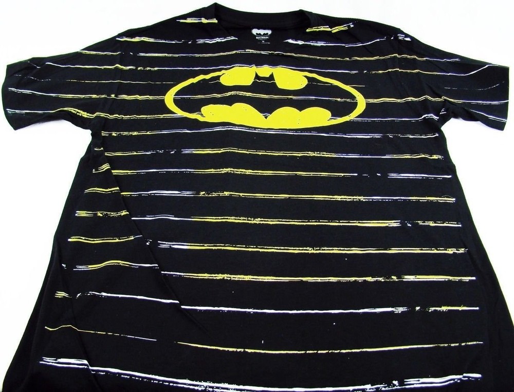 Mens DC Comics Originals Super Hero Batman Logo Short Sleeve T Shirt Size M
